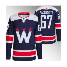 Men Washington Capitals #67 Max Pacioretty Navy Stitched Jersey