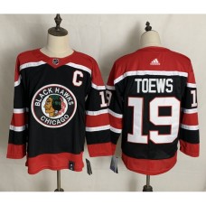 Men Chicago Blackhawks #19 Jonathan Toews Black 2020-21 Special Edition Replica Player Stitched Jersey