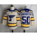 Men St. Louis Blues #50 Jordan Binnington Cream 2022 Winter Classic Authentic Player Stitched Jersey