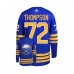 Men Buffalo Sabres #72 Tage Thompson Blue Stitched Jersey