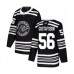 Men Chicago Blackhawks #56 Erik Gustafsson Authentic Black Alternate Hockey Stitched Jersey