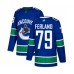 Men Vancouver Canucks #79 Michael Ferland Authentic Blue Home Hockey Stitched Jersey