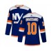 Men New York Islanders #10 Derick Brassard Authentic Blue Alternate Hockey Stitched Jersey