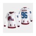 Men Colorado Avalanche #96 Mikko Rantanen 2022 White Stanley Cup Champions Patch Stitched Jersey