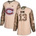 Men Adidas Montreal Canadiens #13 Max Domi Authentic Camo Veterans Day Practice NHL Jersey