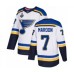 Men St. Louis Blues #7 Patrick Maroon Authentic White Away 2019 Stanley Cup Final Bound Hockey Jersey