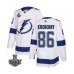 Men Adidas Lightning #86 Nikita Kucherov White Home Authentic 2021 Stanley Cup Stitched Jersey