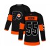 Men Philadelphia Flyers #55 Samuel Morin Authentic Black Alternate Hockey Stitched Jersey