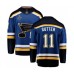 Men St. Louis Blues #11 Brian Sutter Fanatics Branded Royal Blue Home Breakaway 2019 Stanley Cup Champions Hockey Jersey