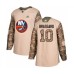 Men New York Islanders #10 Derick Brassard Authentic Camo Veterans Day Practice Hockey Stitched Jersey