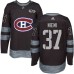 Men Adidas Montreal Canadiens #37 Antti Niemi Premier Black 1917-2017 100th Anniversary NHL Jersey