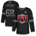 Men Adidas Ottawa Senators #68 Mike Hoffman Black_1 Authentic Classic Stitched NHL Jersey