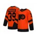 Men Philadelphia Flyers #39 Nate Prosser Authentic Orange 2019 Stadium Series Hockey Stitched Jersey