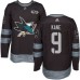 Men Adidas San Jose Sharks #9 Evander Kane Authentic Black 1917-2017 100th Anniversary NHL Jersey