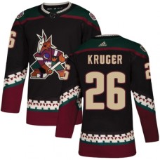 Men Adidas Arizona Coyotes #26 Marcus Kruger Premier Black Alternate NHL Jersey