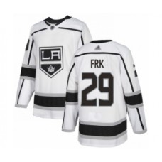 Men Los Angeles Kings #29 Martin Frk Authentic White Away Hockey Stitched Jersey