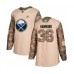 Men Buffalo Sabres #36 Andrew Hammond Authentic Camo Veterans Day Practice Hockey Stitched Jersey