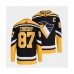 Men Pittsburgh Penguins #87 Sidney Crosby Black 2022-23 Reverse Retro Stitched Jersey