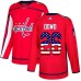 Men Adidas Washington Capitals #26 Nic Dowd Authentic Red USA Flag Fashion NHL Jersey