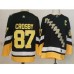 Men Pittsburgh Penguins #87 Sidney Crosby Black 2021-2022 Stitched Jersey