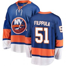 Men New York Islanders #51 Valtteri Filppula Fanatics Branded Royal Blue Home Breakaway NHL Jersey