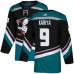 Men Adidas Anaheim Ducks #9 Paul Kariya Authentic Black Teal Third NHL Jersey