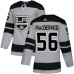 Men Adidas Los Angeles Kings #56 Kurtis MacDermid Premier Gray Alternate NHL Jersey