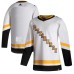 Men Pittsburgh Penguins adidas Blank White 2020-21 Reverse Retro Authentic Stitched Jersey