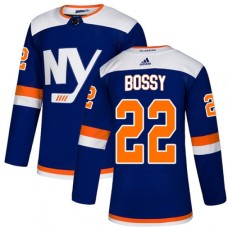 Men Adidas New York Islanders #22 Mike Bossy Premier Blue Alternate NHL Jersey