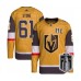 Men Vegas Golden Knights #61 Mark Stone Gold 2023 Stanley Cup Final Stitched Jersey