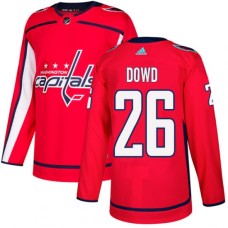 Men Adidas Washington Capitals #26 Nic Dowd Authentic Red Home NHL Jersey