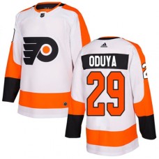 Men Adidas Philadelphia Flyers #29 Johnny Oduya Authentic White Away NHL Jersey