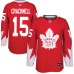 Men Adidas Toronto Maple Leafs #15 Adam Cracknell Authentic Red Alternate NHL Jersey