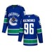 Men Vancouver Canucks #96 Andrei Kuzmenko Fanatics Branded Blue Home Premier Breakaway Player Stitched Jersey