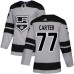 Men Adidas Los Angeles Kings #77 Jeff Carter Premier Gray Alternate NHL Jersey