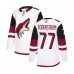 Men Arizona Coyotes #77 Victor Soderstrom Authentic White Away Hockey Stitched Jersey