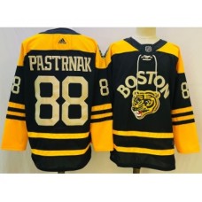 Men Boston Bruins #88 David Pastrnak Black Classic Primegreen Stitched Jersey