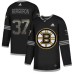 Men Adidas Boston Bruins #37 Patrice Bergeron Black Authentic Classic Stitched NHL Jersey