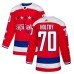 Men Adidas Washington Capitals #70 Braden Holtby Authentic Red Alternate NHL Jersey