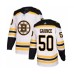 Men Boston Bruins #50 Brendan Gaunce Authentic White Away Hockey Stitched Jersey