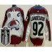 Men Colorado Avalanche #92 Gabriel Landeskog White 2022 Stanley Cup Stitched Jersey