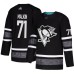 Men Adidas Pittsburgh Penguins #71 Evgeni Malkin Black 2019 All-Star Game Parley Authentic Stitched NHL Jersey