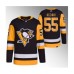 Men Pittsburgh Penguins #55 Noel Acciari Black Stitched Jersey