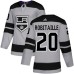 Men Adidas Los Angeles Kings #20 Luc Robitaille Premier Gray Alternate NHL Jersey