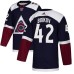 Men Adidas Colorado Avalanche #42 Sergei Boikov Authentic Navy Blue Alternate NHL Jersey