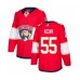 Men Florida Panthers #55 Noel Acciari Authentic Red Home Hockey Stitched Jersey