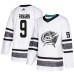 Men Adidas Columbus Blue Jackets #9 Artemi Panarin White 2019 All-Star Game Parley Authentic Stitched NHL Jersey