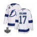 Men Adidas Lightning #17 Alex Killorn White Home Authentic 2021 Stanley Cup Stitched Jersey