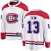 Men Montreal Canadiens #13 Max Domi Authentic White Away Fanatics Branded Breakaway NHL Jersey