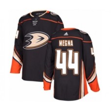 Men Adidas Anaheim Ducks #44 Jaycob Megna Premier Black Home NHL Jersey